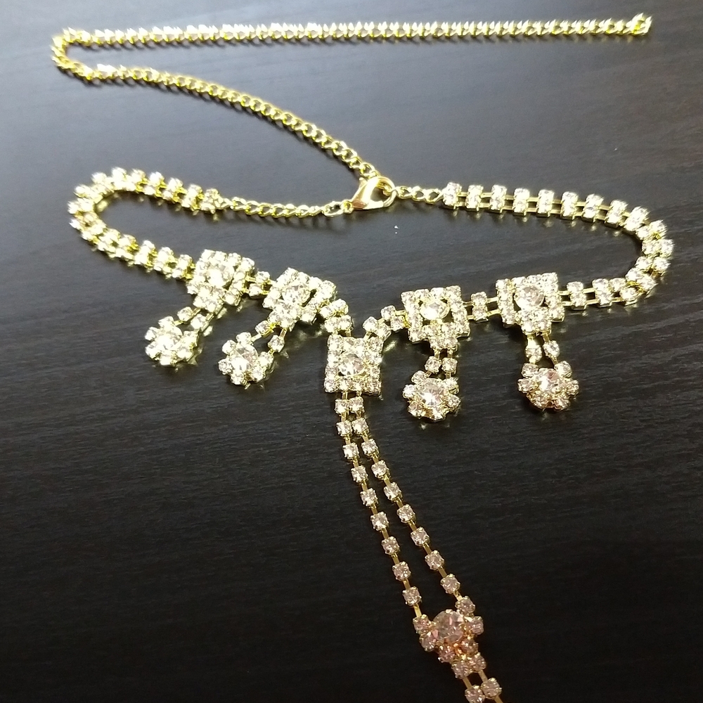 LAST ONE Callie Palace Queen: Rhinestone Toe and Ankle Jewelry - Picture 8 of 17